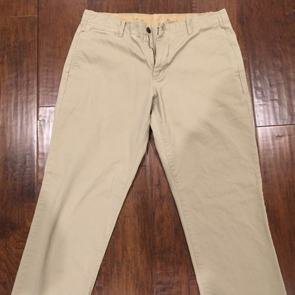 Gap mens chino khakis lot gray and tan 34 W x 28 L - Picture 8 of 8